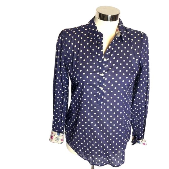 Trovata Birds of Paradis polka dot popover top - Picture 1 of 4